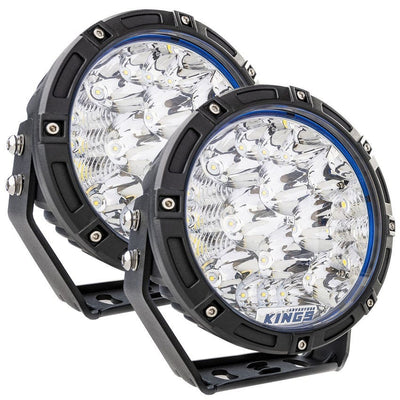 Kings Lethal 7” Premium LED Driving Lights | Fitted with OSRAM LEDs | 11,890 Lumens | 1 Lux @ 845m | Spot Lights